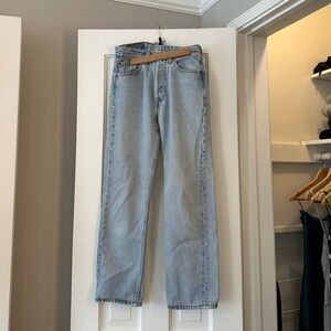 Vintage Levi 501s, Light Blue Wash, Size 27, Fits a 23/24 waist